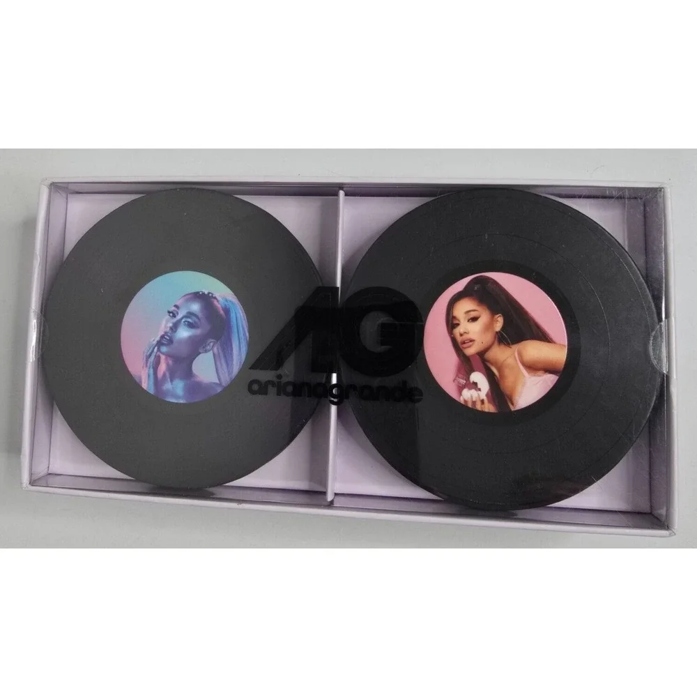 Ariana Grande Fragrances Record Coasters 6 Piece Set Cloud Limited Edition NEW